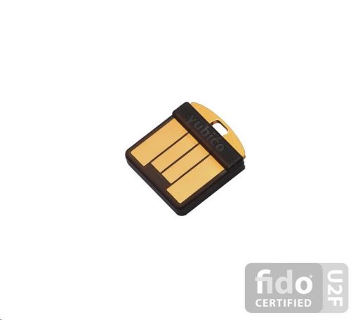 Obrázek YubiKey 5 Nano - USB-A, klíč/token s vícefaktorovou autentizaci, podpora OpenPGP a Smart Card (2FA)