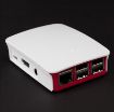 Obrázek Raspberry Pi oficiální krabička pro Raspberry Pi 3B+, malinovo-bílá