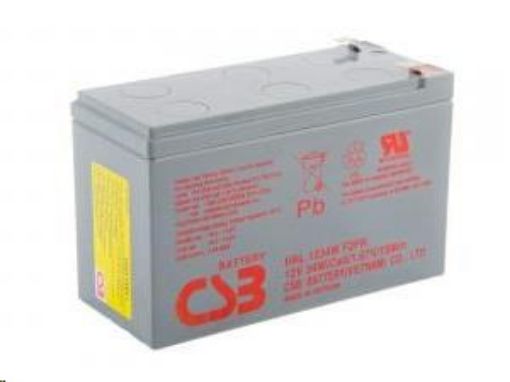 Obrázek CSB 12V 9Ah olověný akumulátor HighRate (8 let) F2 (HRL1234W F2 FR)