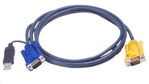 Obrázek ATEN KVM sdružený kabel k CS-12xx, CS-231 USB, 6m