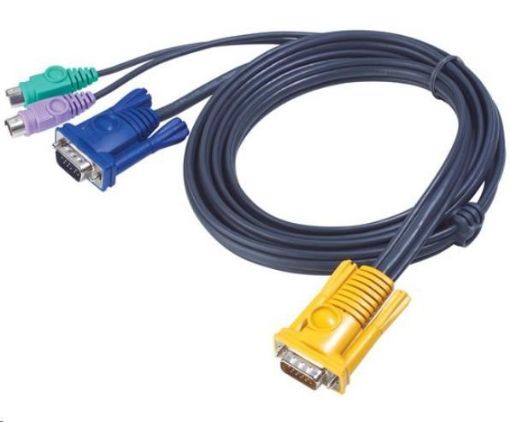 Obrázek ATEN KVM sdružený kabel k CS-12xx, PS/2, 3m