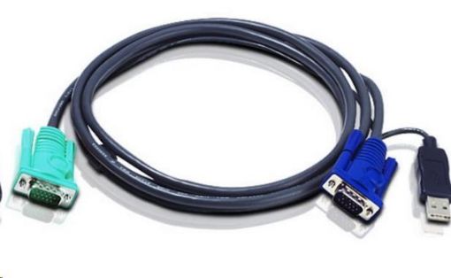 Obrázek ATEN KVM sdružený kabel k CS-1708,1716, USB, 5m