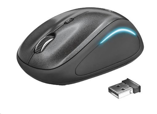 Obrázek TRUST myš Yvi FX Wireless Mouse - black