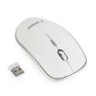 Obrázek GEMBIRD myš MUSW-4B-01, bílá, bezdrátová, USB nano receiver