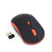 Obrázek GEMBIRD myš MUSW-4B-03-R, černo-červená, bezdrátová, USB nano receiver