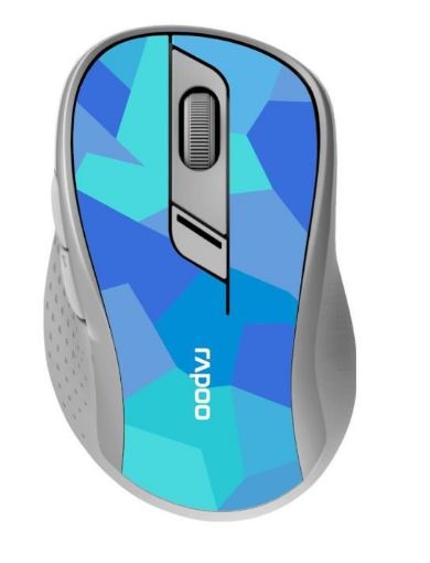 Obrázek RAPOO myš M500 Silent Multi-mode Wireless Optical Mouse, Blue