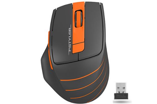 Obrázek A4tech FG30B, FSTYLER bezdrátová myš, oranžová