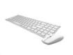 Obrázek RAPOO set klávesnice a myš 9300M, bezdrátová, Multi-Mode Slim Mouse, Ultra-Slim Keyboard, bílá