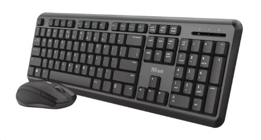 Obrázek TRUST set klávesnice + myš ODY, bezdrátová, USB, US
