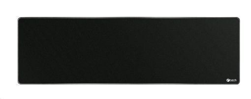Obrázek C-TECH Podložka pod myš MP-01XL, černá, 900x270x4mm, obšité okraje