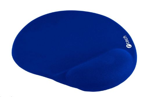 Obrázek C-TECH Podložka pod myš gelová MPG-03, modrá, 240x220mm