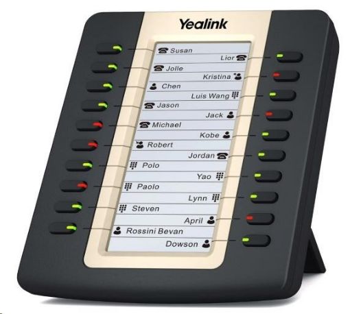 Obrázek Yealink EXP20 expanzní modul, LCD, 20 tl., pro T27G/T27P/T29G
