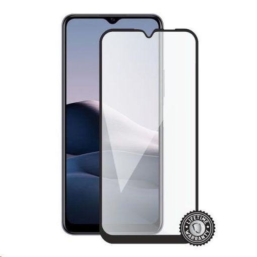 Obrázek ScreenShield ochrana displeje Tempered Glass pro Vivo Y20S, (full cover), černá