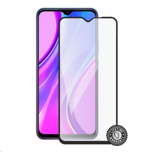 Obrázek Screenshield ochrana displeje Tempered Glass pro XIAOMI Redmi 9 (full COVER), černá