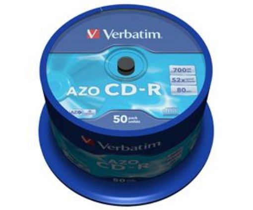 Obrázek VERBATIM CD-R(50-Pack)Spindle/Crystal/DLP/48x/700M