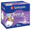 Obrázek VERBATIM DVD+R 10-Pack Printable/16x/4.7GB/Jewel