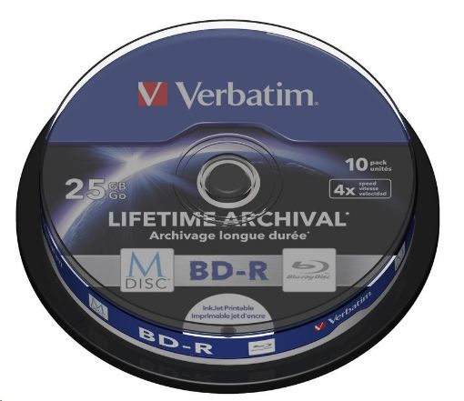 Obrázek VERBATIM M-Disc BD-R(10-pack)Spindle/4x/25GB