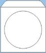 Obrázek OEM Obálka na CD papírová s okénkem (balení 100ks)
