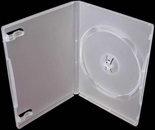 Obrázek OEM Krabička na 1 DVD 14mm čirá (balení 100ks)