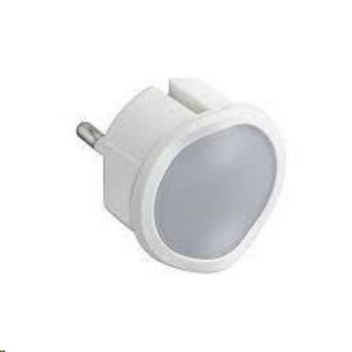 Obrázek Legrand - LED nočné svetlo / núdzové svetlo LED studená+teplá biela, Stmievateľné, aj ako baterka, Biele