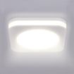 Obrázek Solight LED podhledové svítidlo, 6W, 420lm, 4000K, IP44, čtvercové
