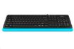 Obrázek A4tech FK10 FSTYLER, klávesnice, CZ/US, USB, modrá barva