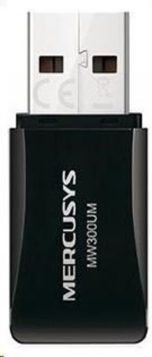 Obrázek MERCUSYS MW300UM [N300 Bezdrátový mini USB adaptér]