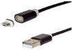Obrázek Virtuos datový kabel micro USB, magnetický, nabíjecí, 1,8 m