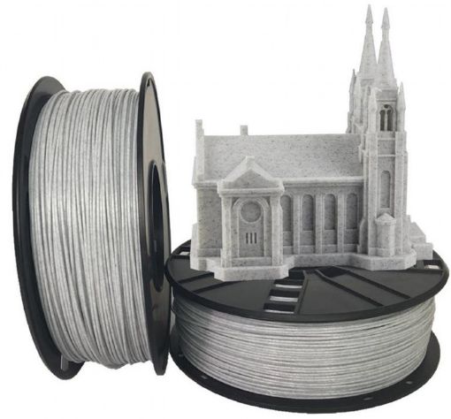 Obrázek GEMBIRD Tisková struna (filament) PLA, 1,75mm, 1kg, mramor