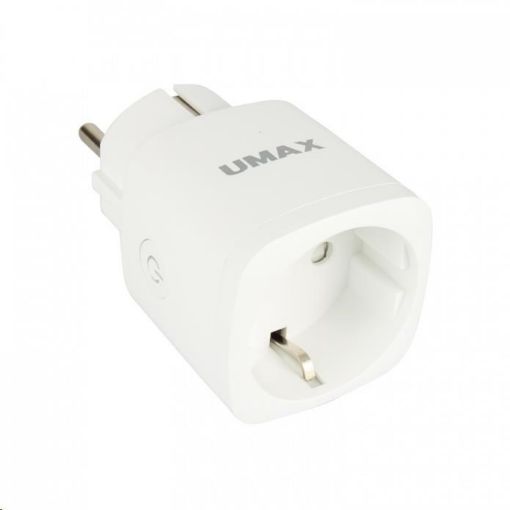 Obrázek UMAX U-Smart Wifi Plug Mini - Chytrá Wifi zásuvka 16A s měřením spotřeby, časovačem a mobilní aplikací