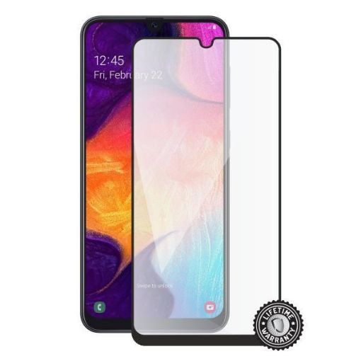 Obrázek Screenshield ochrana displeje Tempered Glass pro Samsung Galaxy A50 (A505), (full COVER), černá