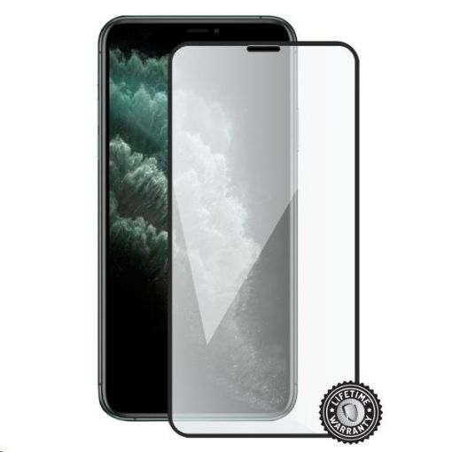 Obrázek Screenshield ochrana displeje Tempered Glass pro APPLE iPhone 11 Pro Max, (full cover), černá