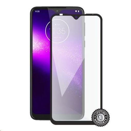 Obrázek Screenshield ochrana displeje Tempered Glass pro MOTOROLA One Macro XT2016, full cover, černá