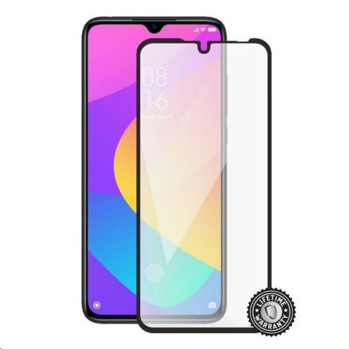 Obrázek Screenshield ochrana displeje Tempered Glass pro XIAOMI Mi 9 Lite, full cover, černá