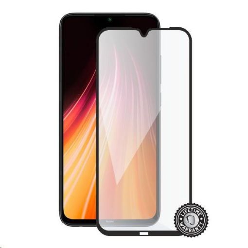 Obrázek Screenshield ochrana displeje Tempered Glass pro XIAOMI Redmi Note 8T, full cover, černá