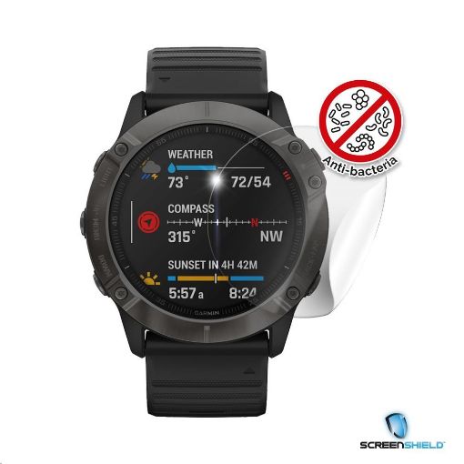 Obrázek Screenshield fólie na displej Anti-Bacteria pro GARMIN Fenix 6X