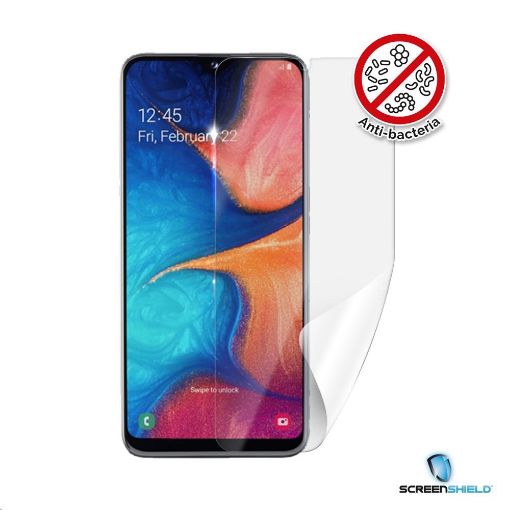 Obrázek Screenshield fólie na displej Anti-Bacteria pro SAMSUNG A202F Galaxy A20e