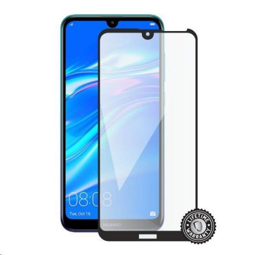 Obrázek Screenshield ochrana displeje Tempered Glass pro HUAWEI Y7 (2019), (full cover), černá