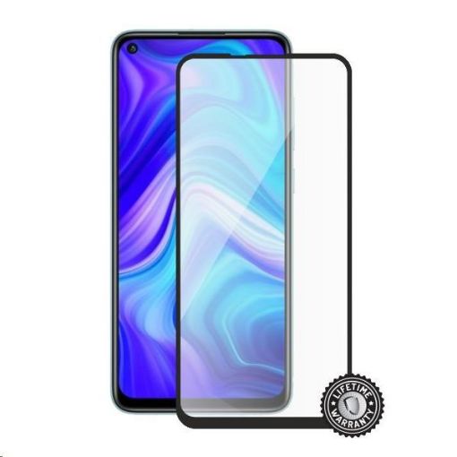 Obrázek Screenshield ochrana displeje Tempered Glass pro XIAOMI Redmi Note 9, (full cover), černá