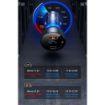 Obrázek Baseus Particular Digital Display duální adaptér do automobilu USB-A QC + USB-C 65W, šedá