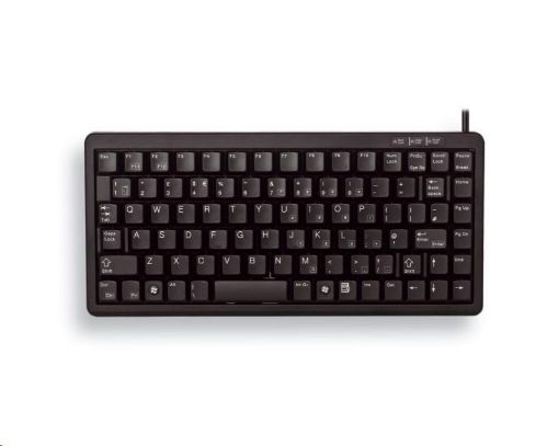 Obrázek CHERRY klávesnice G84-4100 COMPACT KEYBOARD, USB, EU, černá