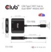 Obrázek Club3D Video hub MST (Multi Stream Transport) USB-C 3.2 na HDMI 2.0, Dual Monitor 4K60Hz