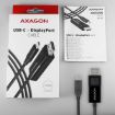 Obrázek AXAGON RVC-DPC, USB-C -> DisplayPort redukce / kabel 1.8m, 4K/60Hz