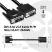 Obrázek Club3D kabel DVI-A na VGA, 3m, 28 AWG