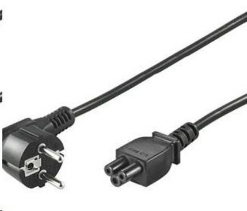 Obrázek PREMIUMCORD Kabel napájecí 230V pro NTB (3pin, Schuko, trojlístek) 2m