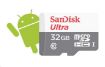 Obrázek SanDisk MicroSDHC karta 32GB Ultra (80MB/s, Class 10 UHS-I, Android)