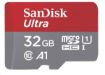 Obrázek SanDisk MicroSDHC karta 32GB Ultra (120MB/s, A1 Class 10 UHS-I ) + adaptér