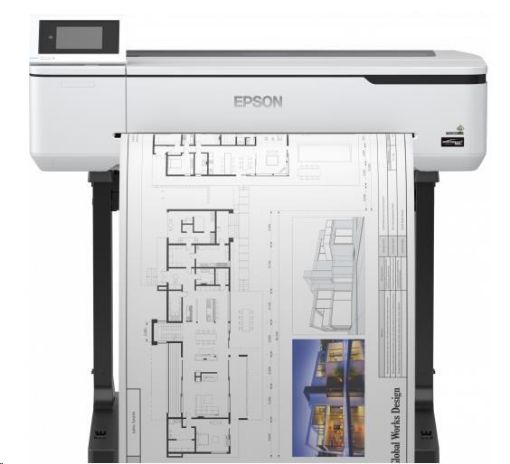 Obrázek EPSON tiskárna ink SureColor SC-T3100, 4ink, A1, 2400x1200dpi, USB 3.0, LAN, WIFI