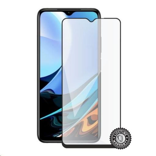 Obrázek Screenshield ochrana displeje Tempered Glass pro XIAOMI Redmi 9T (full COVER), černá