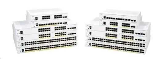 Obrázek Cisco switch CBS350-16FP-2G, 16xGbE RJ45, 2xSFP, PoE+, 240W